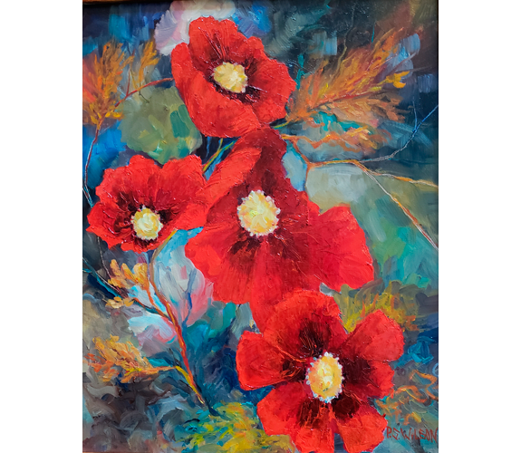 "Red Poppies" - Peggy Wilson